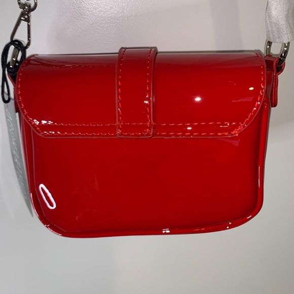 Mini Red Crossbody Bag (She Devil Patent Purse) - Picture 8 of 8